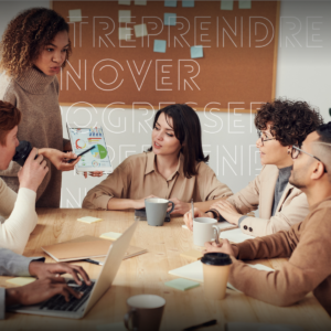 Groupe d’apprenants en formation à The Progress Factory
